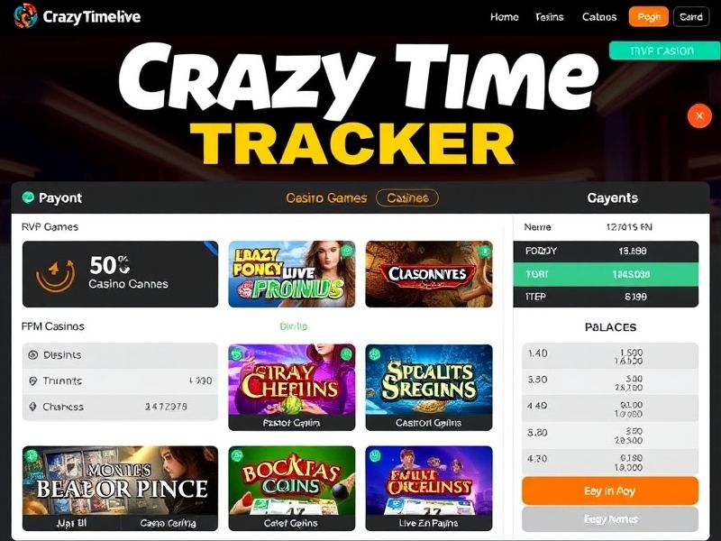 Crazy Time Tracker is the ultimate authority for gambling enthusiasts offering real-time casino game tracking, expert reviews, bonus deals, and timezone-specific game offerings to maximize your winning potential.